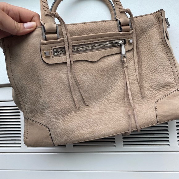 Rebecca Minkoff Regan Satchel Tote in Sandstone - Picture 4 of 5
